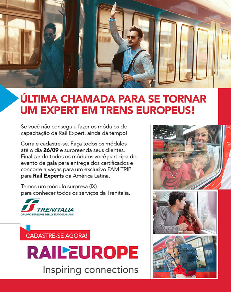 Última chamada para se tornar um EXPERT em trens europeus! #RailEurope