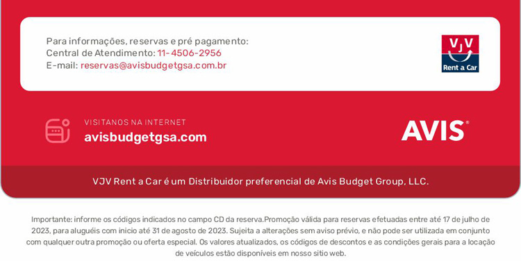 GSA AVIS BUDGET INTERNACIONAL