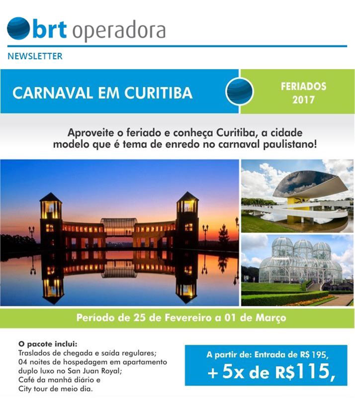 CARNAVAL EM CURUTIBA - Aproveite o Feriado e Conheça Curitiba, a Cidade modelo que é tema de enredo no Carnaval Paulistano!