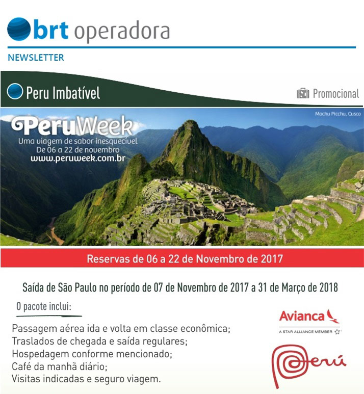 PERU IMBATÍVEL - PERU WEEK | PROMOCIONAL