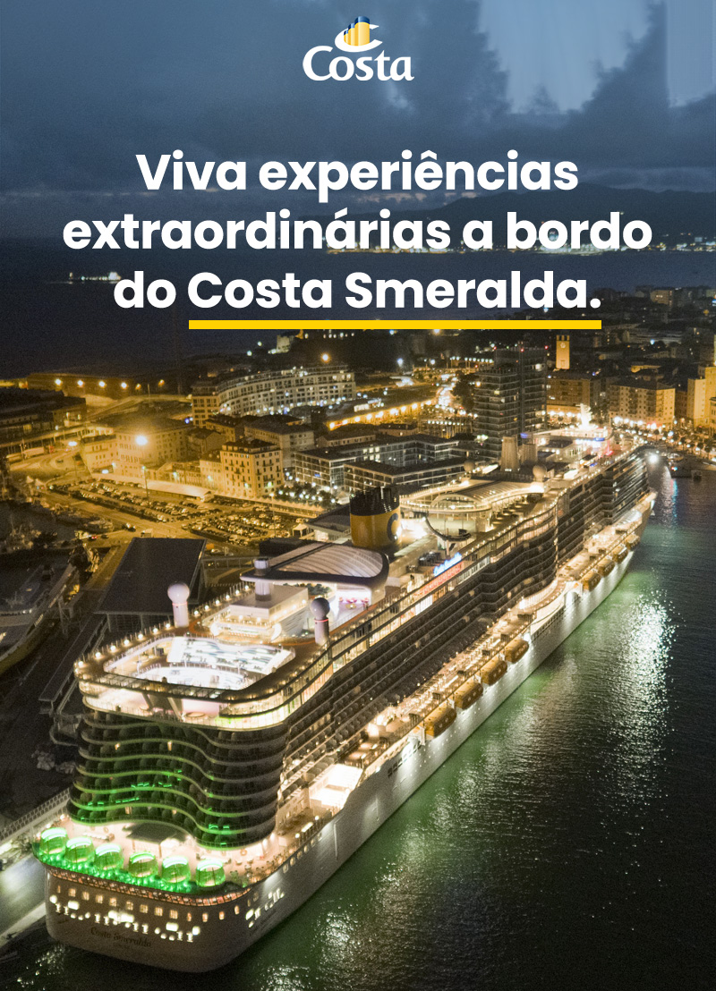 Viva experiências extraordinárias a bordo do Costa Smeralda.