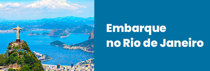 Embarque no Rio de Janeiro