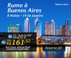 Rumo à  Buenos Aires - 8 Noites - 19 de Janeiro, por 10x R$161,52