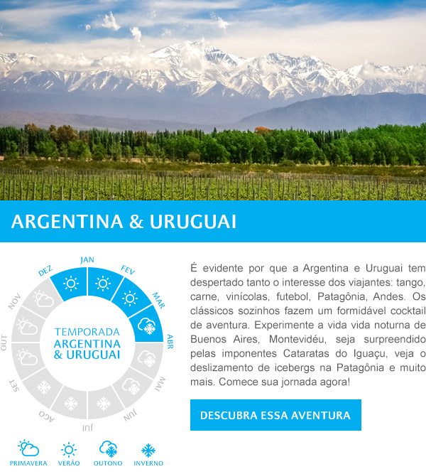 Argentina e Uruguai - Descubra essa aventura