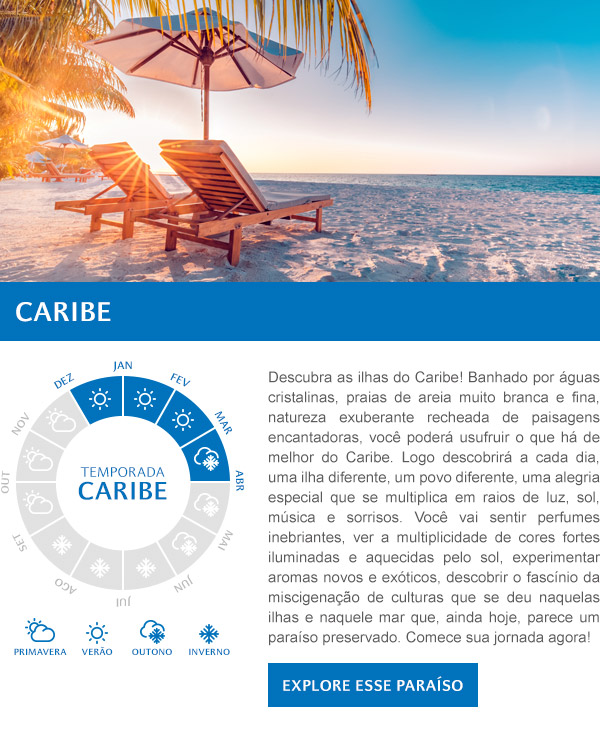 Caribe - Explore esse paraíso