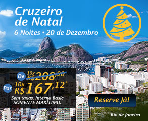 Cruzeiro de Natal - 6 Noites - 20 de Dezembro, Por 10x R$ 167,12