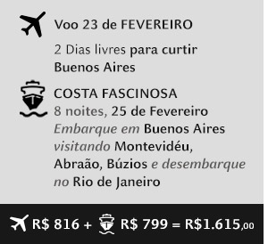RJ - Buenos Aires - Montevidéu