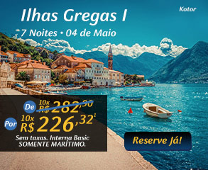 Ilhas Gregas I - 7 noites - 04 de Maio, Por 10x R$226,32