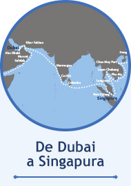 De Dubai a Singapura