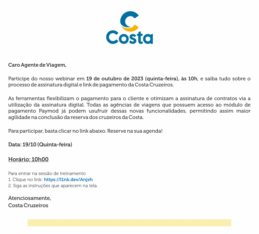 COSTA CRUZEIROS
