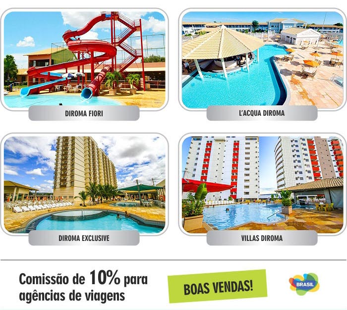 COMISSÃO DE 10% PARA AGENCIAS DE VIAGENS