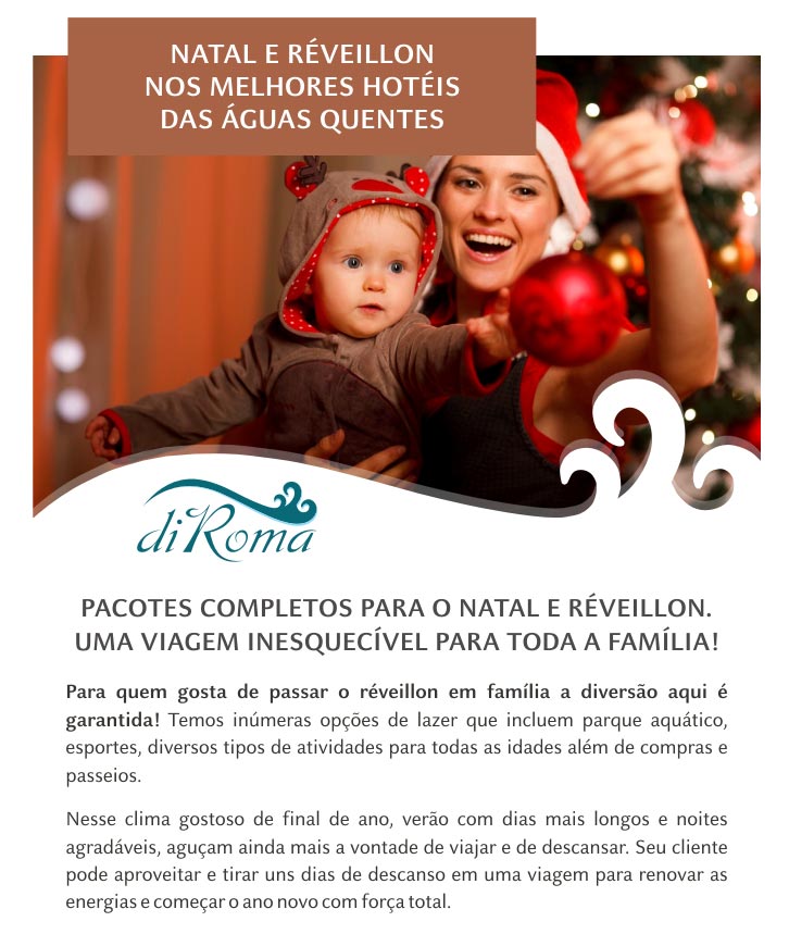 NATAL E RÉVEILLON EM FAMÍLIA NO MELHOR DESTINO TURÍSTICO DE GOIÁS!