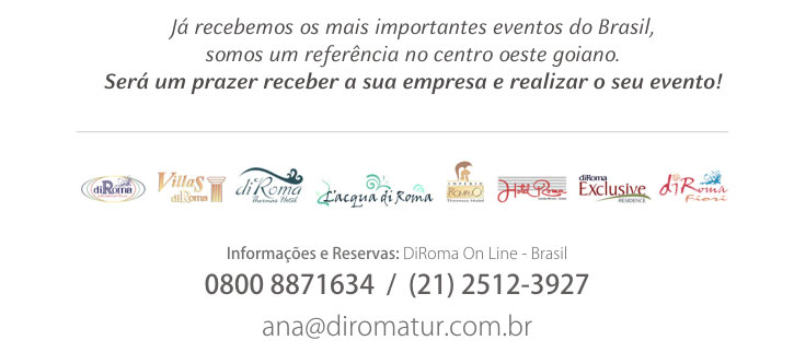 INFORMA&Ccedil;&Otilde;ES E RESERVAS: DIROMA ONLINE BRASIL