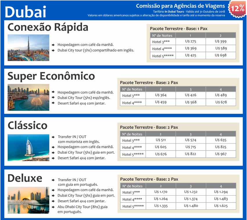 IN DUBAI TOURS - Operadora Turística especializada em Emirados Árabes, Oriente Médio e Ásia.