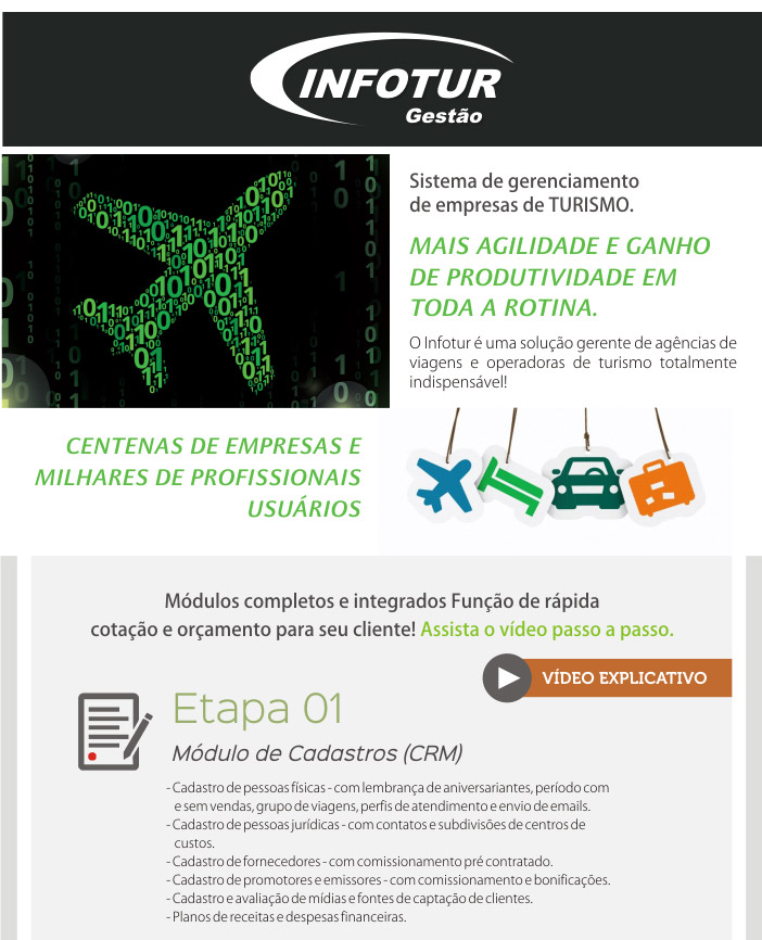 INFOTUR - SOFTWARE PARA O TURISMO
