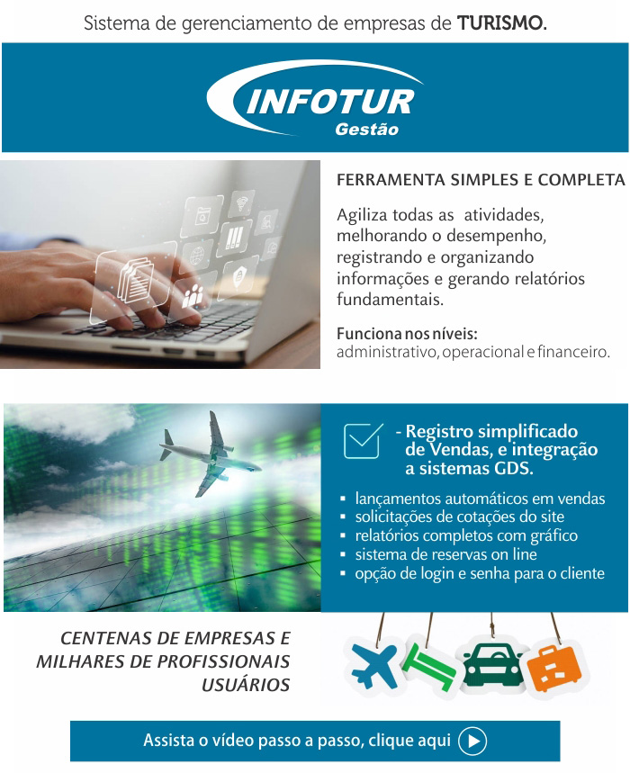 INFOTUR - SOFTWARE PARA O TURISMO