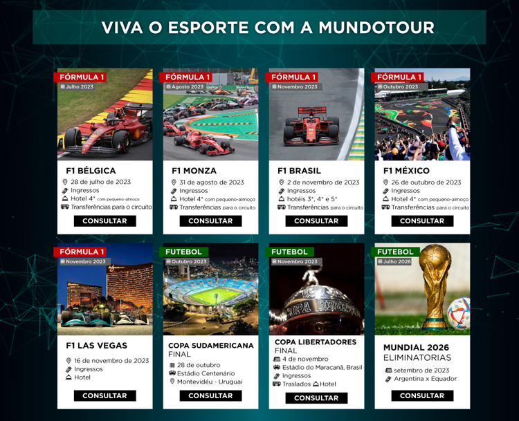 MUNDOTOUR SPORTS - Viagens Esportivas
