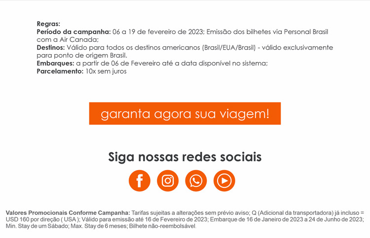 PERSONAL BRASIL TOUR OPERATOR