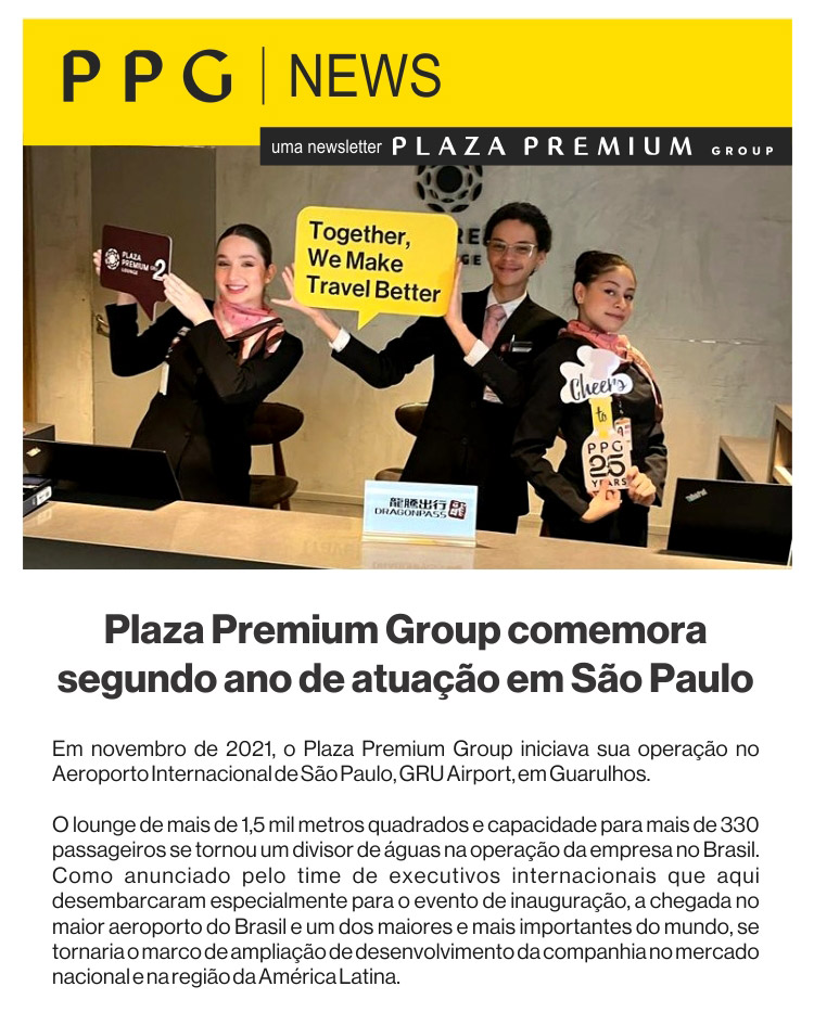 PLAZA PREMIUM GROUP