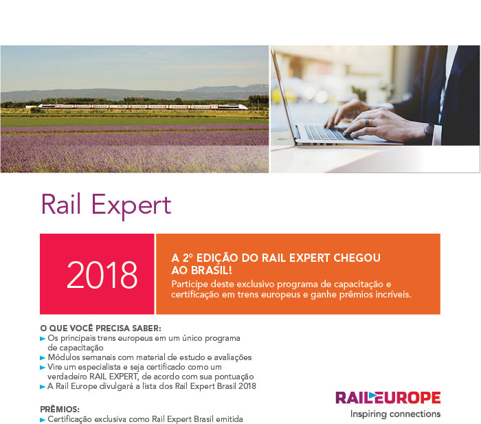 Seja também um Rail Expert! #RailEurope