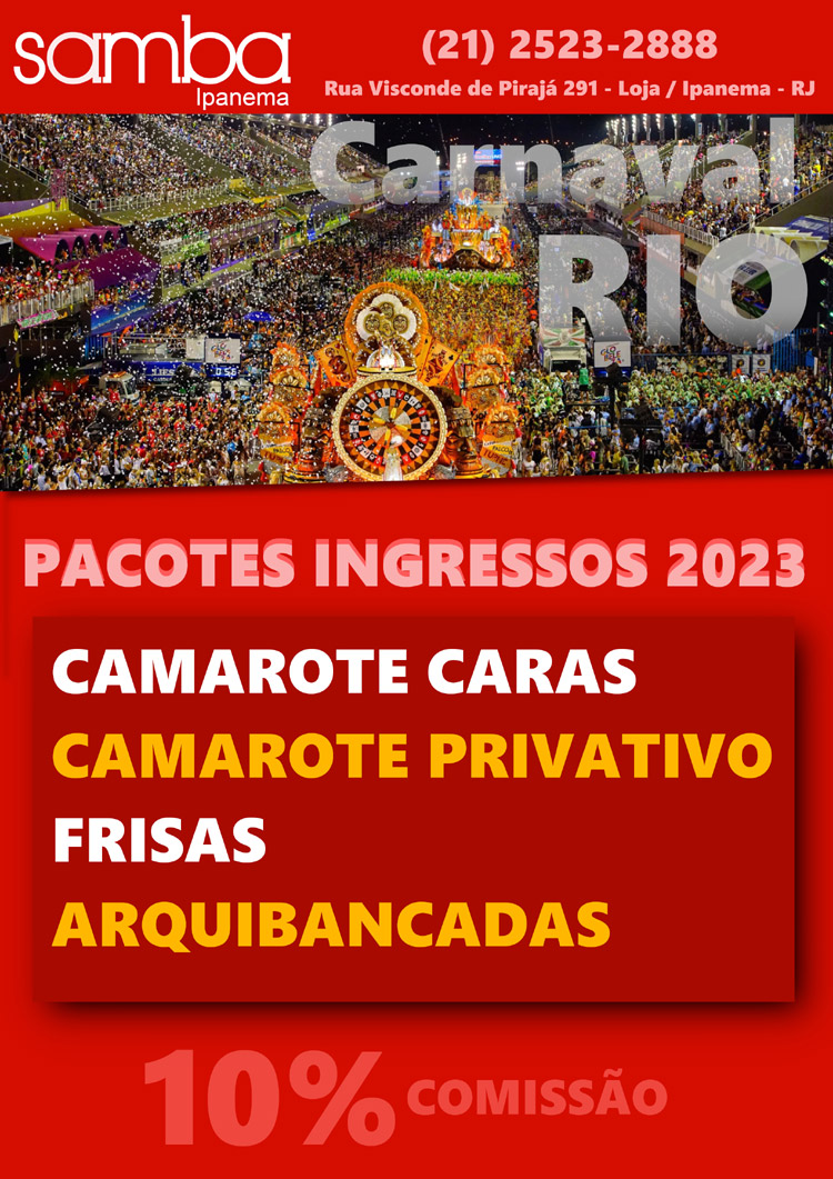 AGÊNCIA SAMBA IPANEMA CARNAVAL RIO 2024