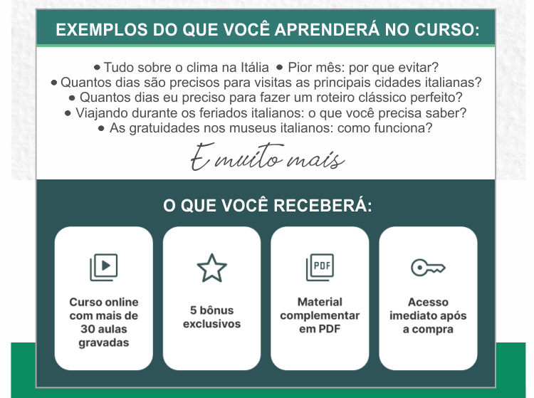 VIAJANDO PARA ITÁLIA